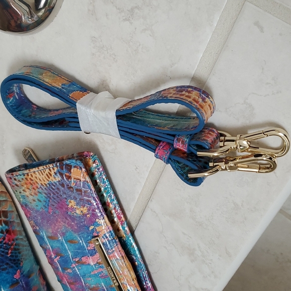 ๐๐๐งก BRAHMIN CRUSH Small Carla Satchel & Ady Wallet ๐งก๐๐ - Picture 4 of 16